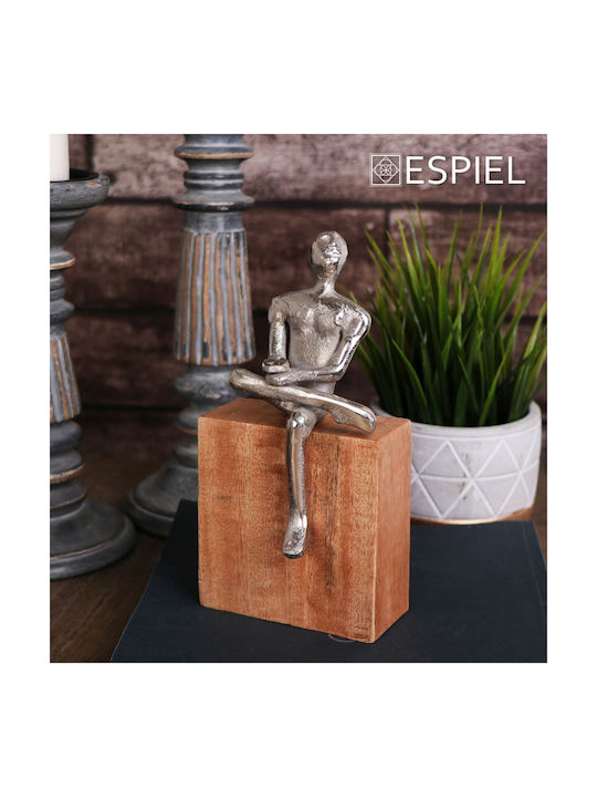 Espiel Decorativ Statuetă din Metal 19cm 1buc