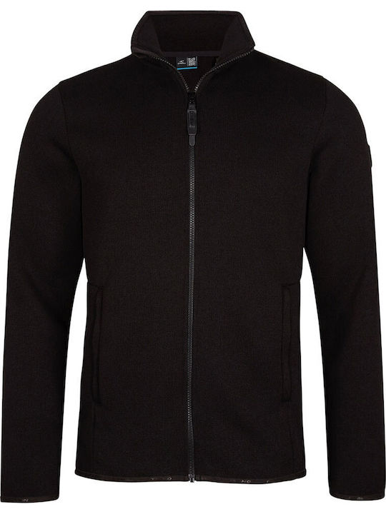 Herren Fleecejacke Schwarz