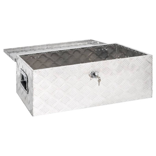 vidaXL Aluminum Tool Storage Box P90xB47xY33.5cm 152254