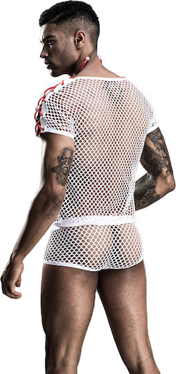 STD Sexy Nurse Assistant Costume White / Red