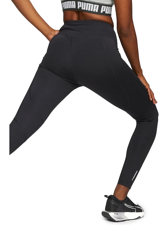 Puma Train Favorite Logo Women's Cropped Training Legging High Waisted Black