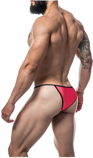 Cut4Men Herren Sexy Slip Schreibwaren Red