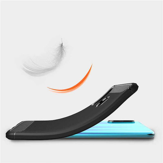 Sonique Brushed Carbon Back Cover Silicone / Plastic Black (Realme C21Y / C25Y)