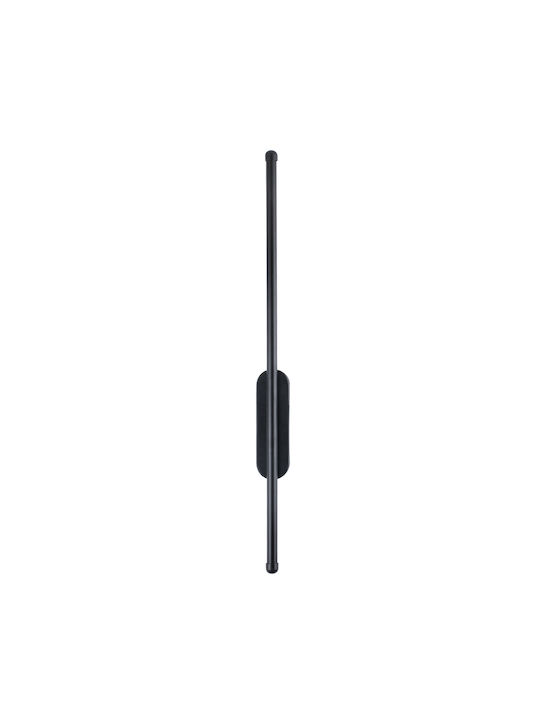 GloboStar Harlem Modern Lamp Wall with Integrated LED and Adjustable White Light Black 60x60cm