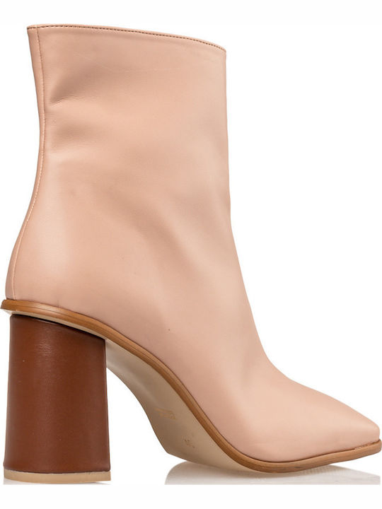 Stiefeletten Damen Beige