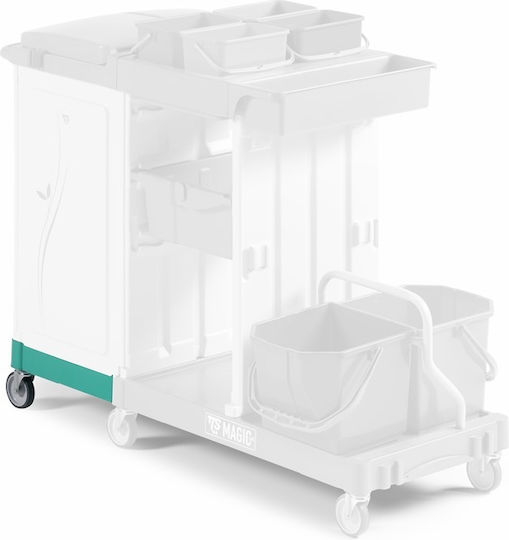 TTS Cleaning Professional Cleaning Accessories Extension base 43x51cm With wheels F10cm