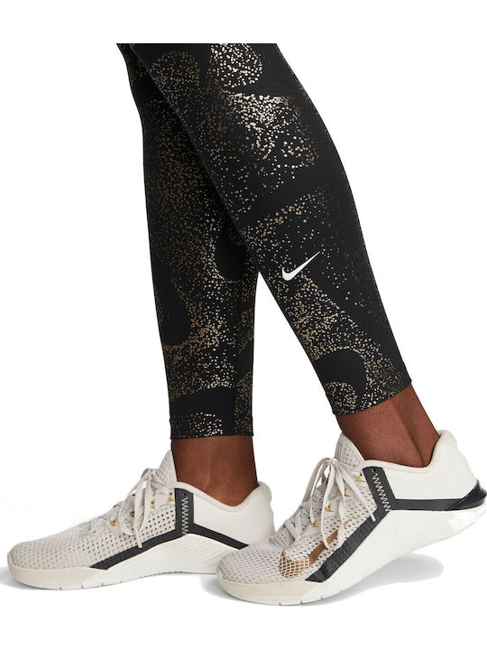 One Women's Long Training Legging High Waisted Dri-Fit Black