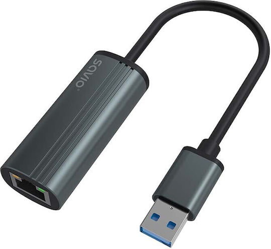 Savio AK-55 USB Network Adapter for Wired Connection Gigabit Ethernet