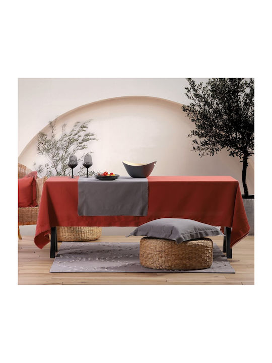 Nef-Nef Homeware Tablecloth Cotton Minimal Terra 140x240cm 030273