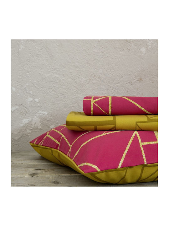 Nima Duvet Cover Set Single with Pillowcase 160x240 Allure Fuchsia