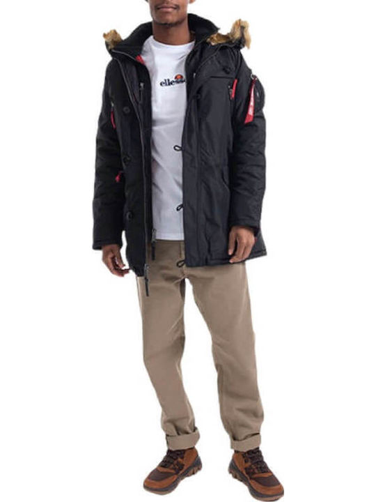 Winter Jacket Parka Waterproof Black