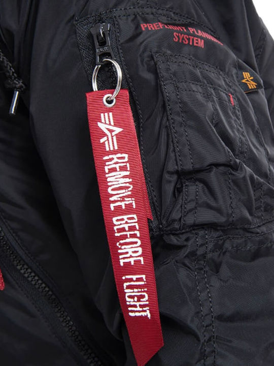 Winter Jacket Parka Waterproof Black