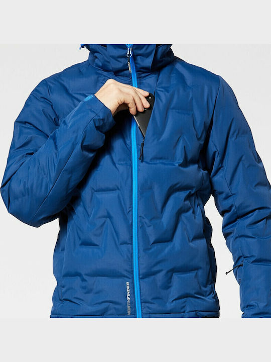 Northfinder Downblend ZAG Men's Ski & Snowboard Jacket Blue BU-3513SNW-298