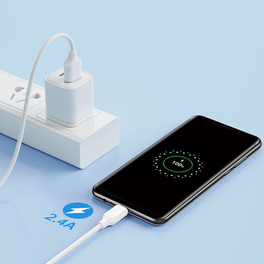 Joyroom S-UM018A9 Regular USB 2.0 to micro USB Cable Μαύρο 1m