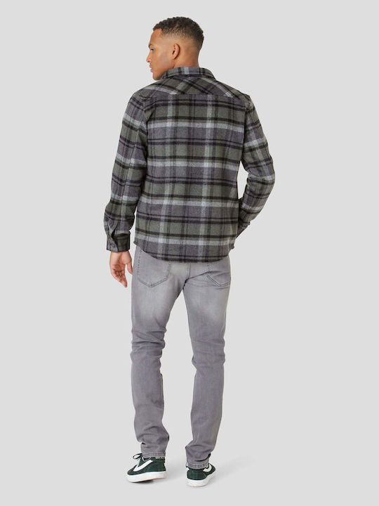 CHECK SHIRT MARCUS TRACE CHECK 31-200183 GREY/GREEN