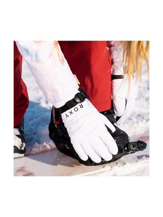 Roxy Jetty Solid Women's Ski & Snowboard Gloves White