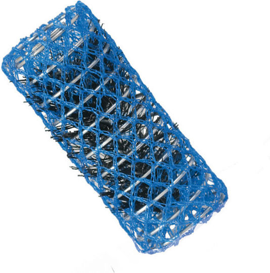 Eurostil Haarwickler Drahtgitter-Roller 32mm in Blau Farbe 6 Stück