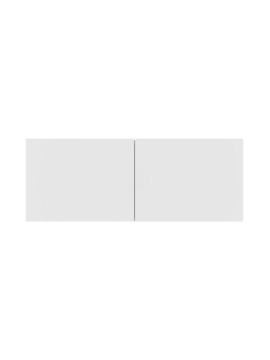 Living Room TV Unit White 4pcs L100xW30xH30cm