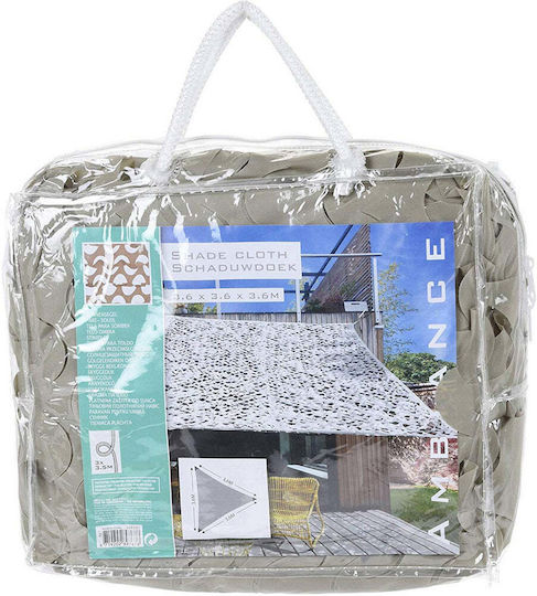 Koopman Camouflage Τρίγωνο Δίχτυ Παραλλαγής Μπεζ 3.6m