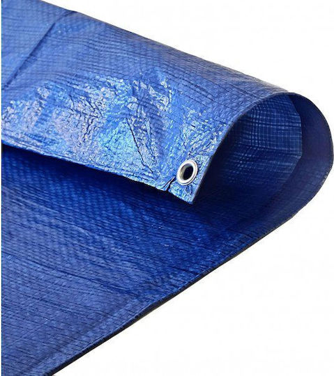 Waterproof Tarpaulin 68gr/m² 5x3m. Light Type Blue