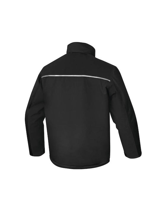 Delta Plus Aren Waterproof Winter Work Jacket Hooded Black ARENNO