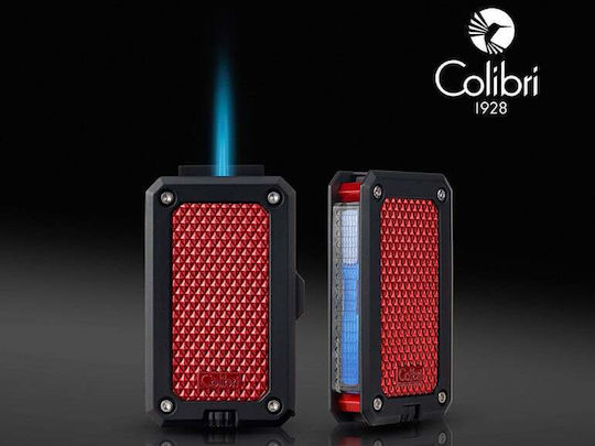 Colibri Rally Αντιανεμικός Αναπτήρας Φλόγας Τύπου Jet σε Μαύρο χρώμα