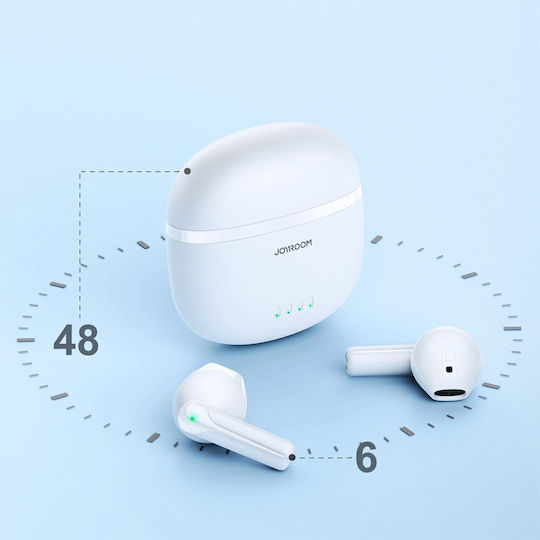 Joyroom JR-TL11 Earbud Bluetooth Handsfree Earphones with Sweat Resistance and Charging Case White