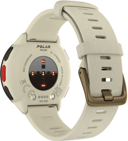 Polar Pacer 45mm Smartwatch (Cloud White)