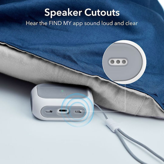 ESR Orbit Halolock Magsafe Plastic / Silicone Case White for Apple AirPods Pro