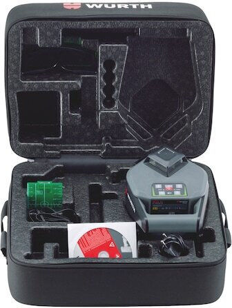 Wurth MLLG18 Self-leveling Linear Laser Level Green Beam with Working Range 50m