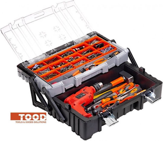 Tood Tools TB 357 Hand Tool Case Aluminum with Tobacco Case Dimensions: W57xD30xH10cm