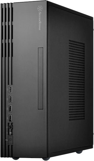 Silverstone ML11B Home Theater Κουτί Υπολογιστή Μαύρο