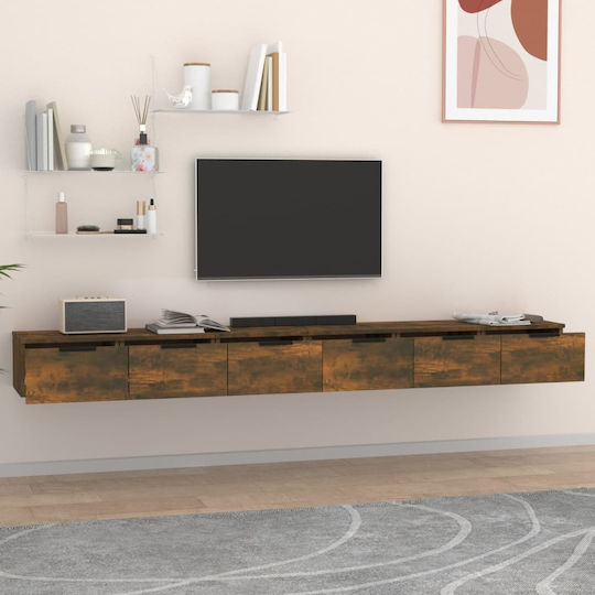 TV Stand Smoky Oak 2 pcs M102xD30xH32cm