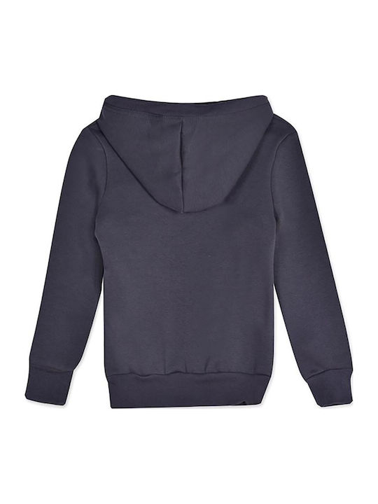 Kids Sweatshirt with Hood and Pockets Gray