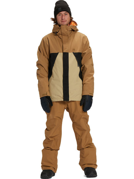 Billabong A/DIV Expedition F6JM22BIF2-0174 Ανδρικό Μπουφάν για Σκι & Snowboard Dune