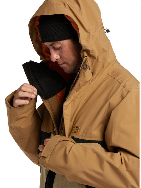 Billabong A/DIV Expedition F6JM22BIF2-0174 Ανδρικό Μπουφάν για Σκι & Snowboard Dune