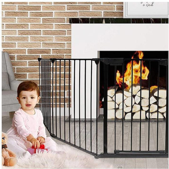 Hauck Security Door made of Metal in Black Color 300εκ. 1pcs