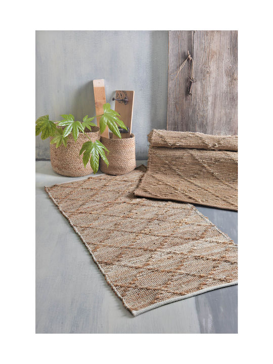 Rythmos Kyra Teppich Rechteckig Sommer aus Jute Natural