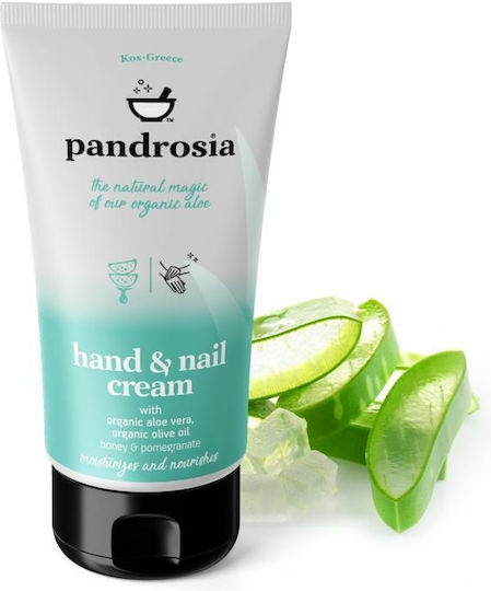 Pandrosia Organic Aloe Vera Moisturizing Hand & Nail Cream 75ml