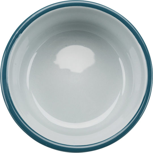 Trixie Eat On Feet Ceramic Bowl Food & Water for Dog & Cat with Base 250ml 13cm in Gray Color 2pcs