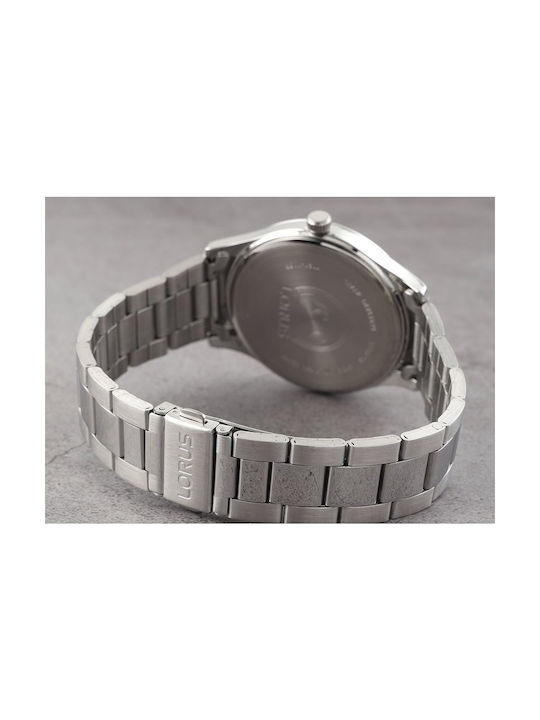 Lorus Watch Battery with Silver Metal Bracelet