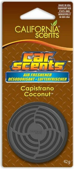 California Scents Car Air Freshener Can Capistrano Coconut