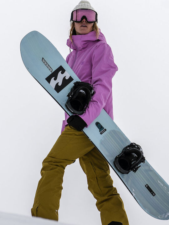 Billabong A/Div Malla 10Κ Insulated F6PF06BIF2-4944 Women's Trousers for Ski & Snowboard Brown