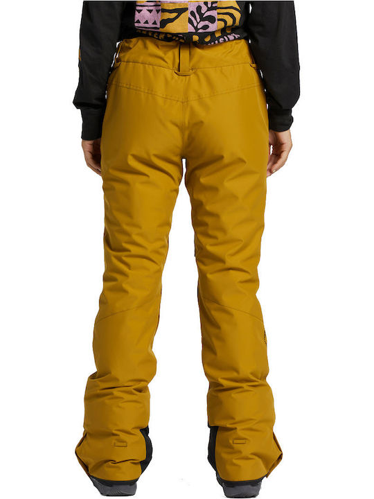 Billabong A/Div Malla 10Κ Insulated F6PF06BIF2-4944 Γυναικείο Παντελόνι Σκι & Snowboard Καφέ