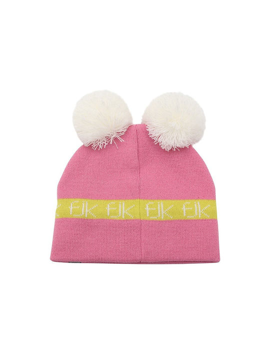 Flapjackkids Kids Beanie Knitted Pink