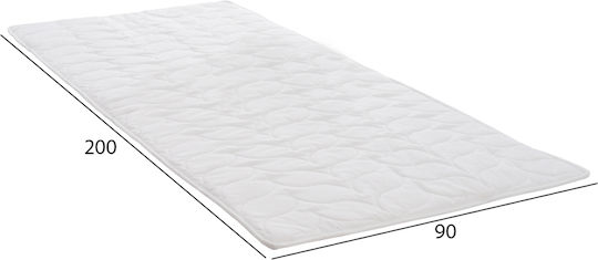 HomeMarkt Ανώστρωμα Μονό Foam με Λάστιχα Εφαρμογής 90x200x2εκ.