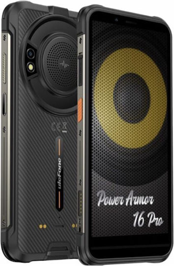 Ulefone Power Armor 16 Pro Dual-SIM (4GB/64GB) Widerstandsfähig Smartphone Schwarz