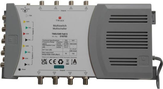 Triax TMS/CKR 9x8 Multischalter Satelliten 318702