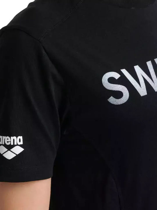 T-shirt Μαύρο