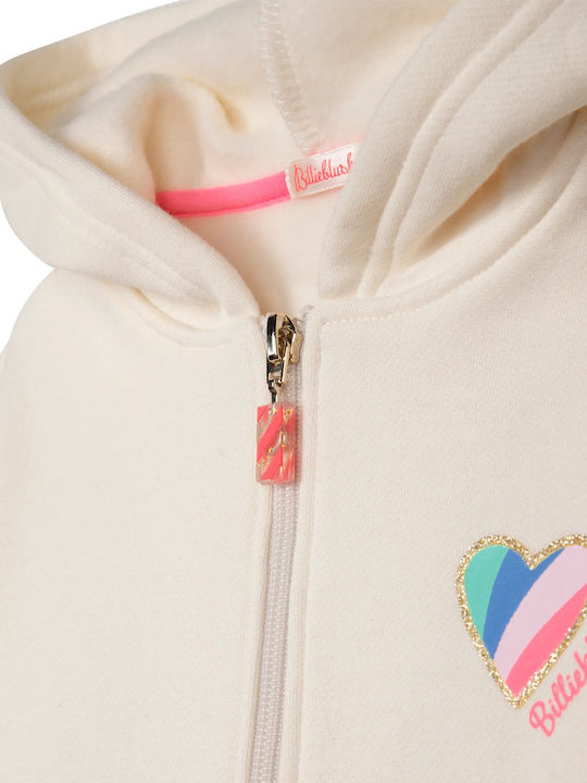 Billieblush Kinder-Sweatjacke mit Kapuze Beige